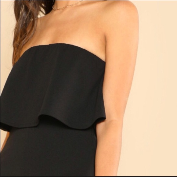 SALES ❗️Black Sleeveless Tube Jumpsuit - Picture 5 of 7